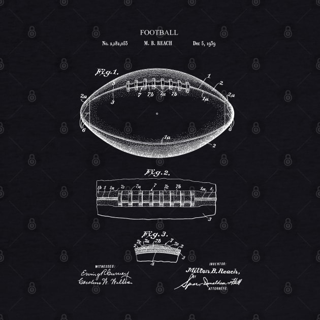 NFL Football Superbowl Patent Print 1939 by MadebyDesign